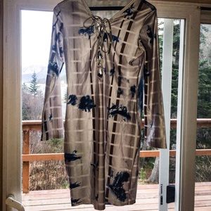 🌺Body con long sleeve dress